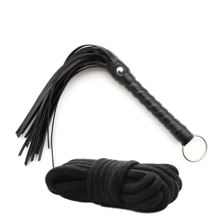 ​Fetish Flogger and Cotton Bondage Rope Starter Set
