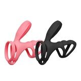 ​Erection Gripper Dual Cock &amp; Balls Vibrating​ Penis Ring