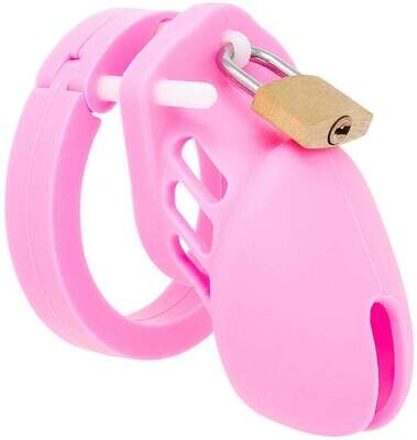 Silicone Short Sissy Male Chastity Device