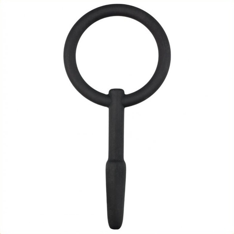 Silicone Short Cum-Thru Penis Sound