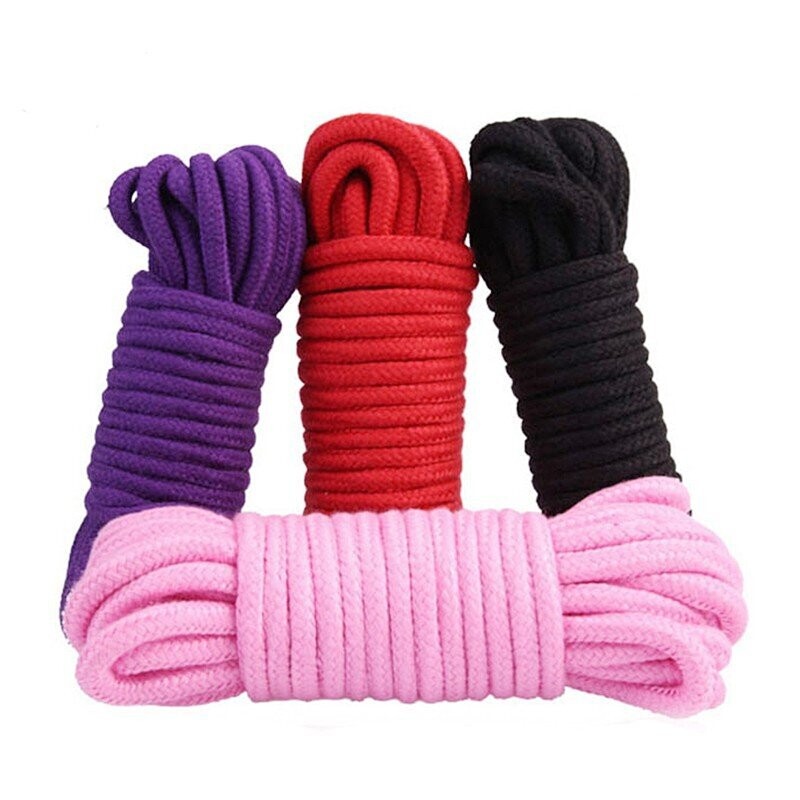 SM High Quality 10m Soft Cotton Bondage Rope