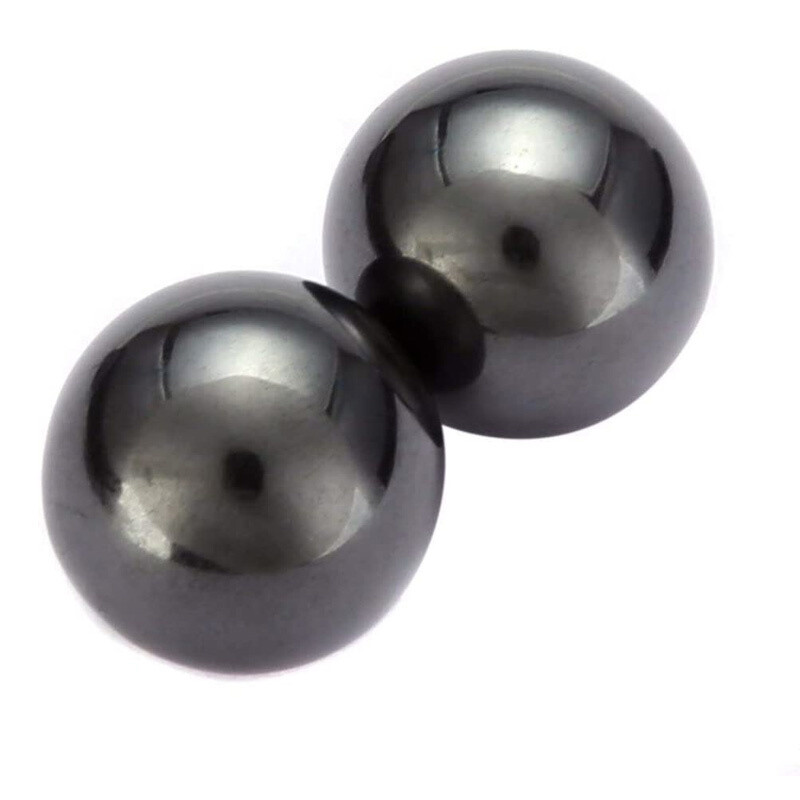 Rattlesnake Egg Hematite Magnets (Round x 2)