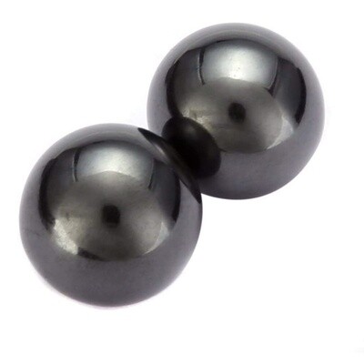 Rattlesnake Egg Hematite Magnets (Round x 2)
