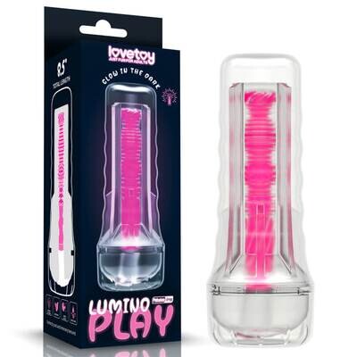 Lovetoy Lumino Play Pink Glow Cup Masturbator