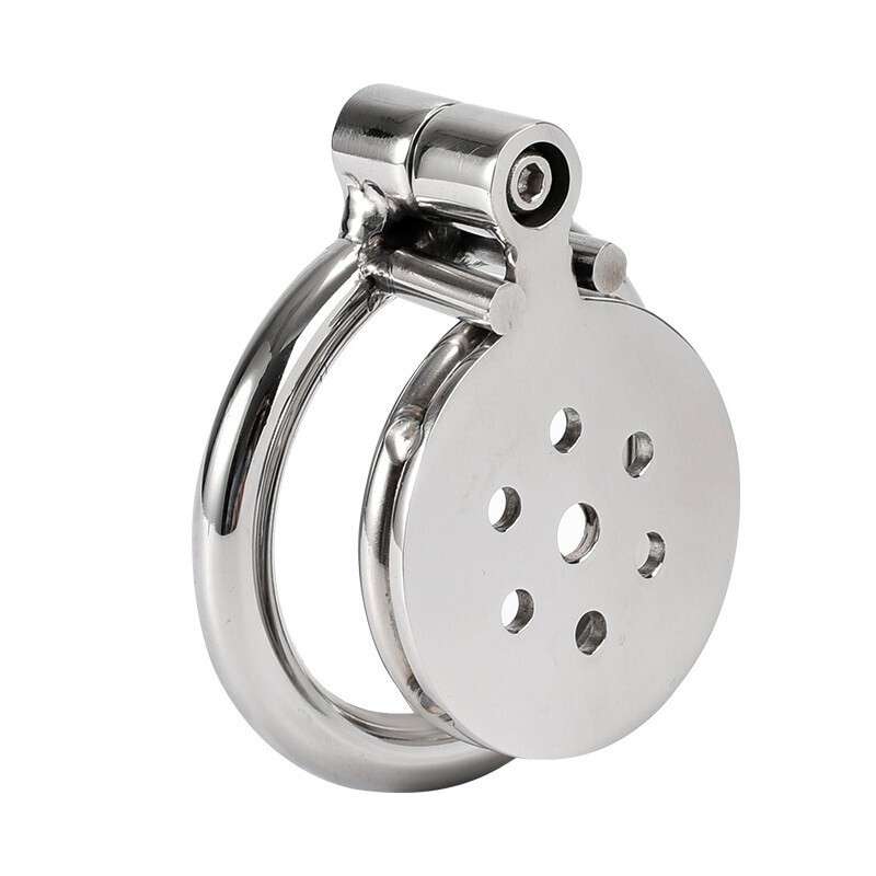 Flat Micro Male Chastity Stainless Steel Cage