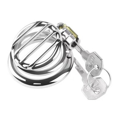 ​Jail Bars Stainless Steel Chastity Cage