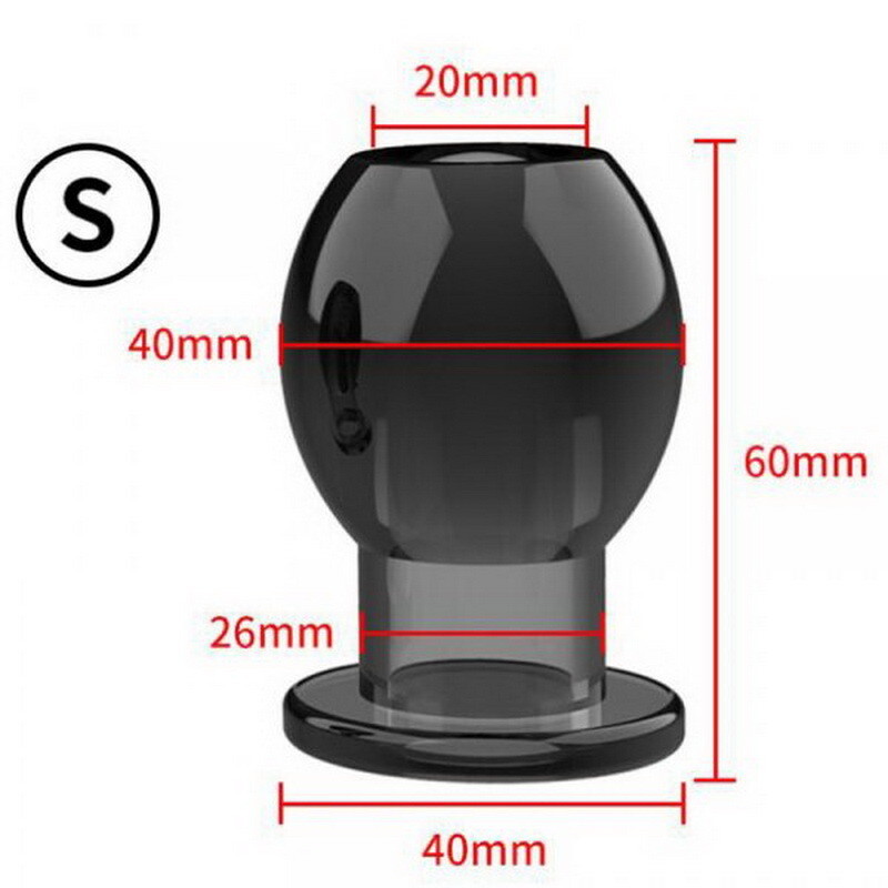 ​Euphoria Enlarger Hollow Anal Butt Plug, Size: Small