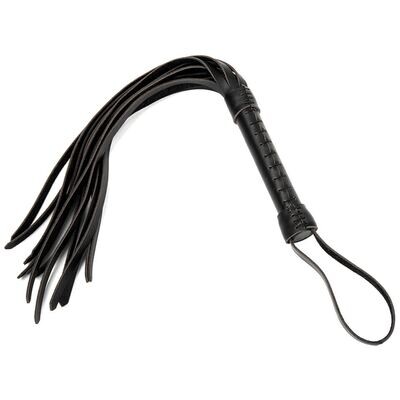 Authentic Leather Flogger with Wrist Strap