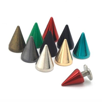 Cone Spike Studs with Screws (20pcs)