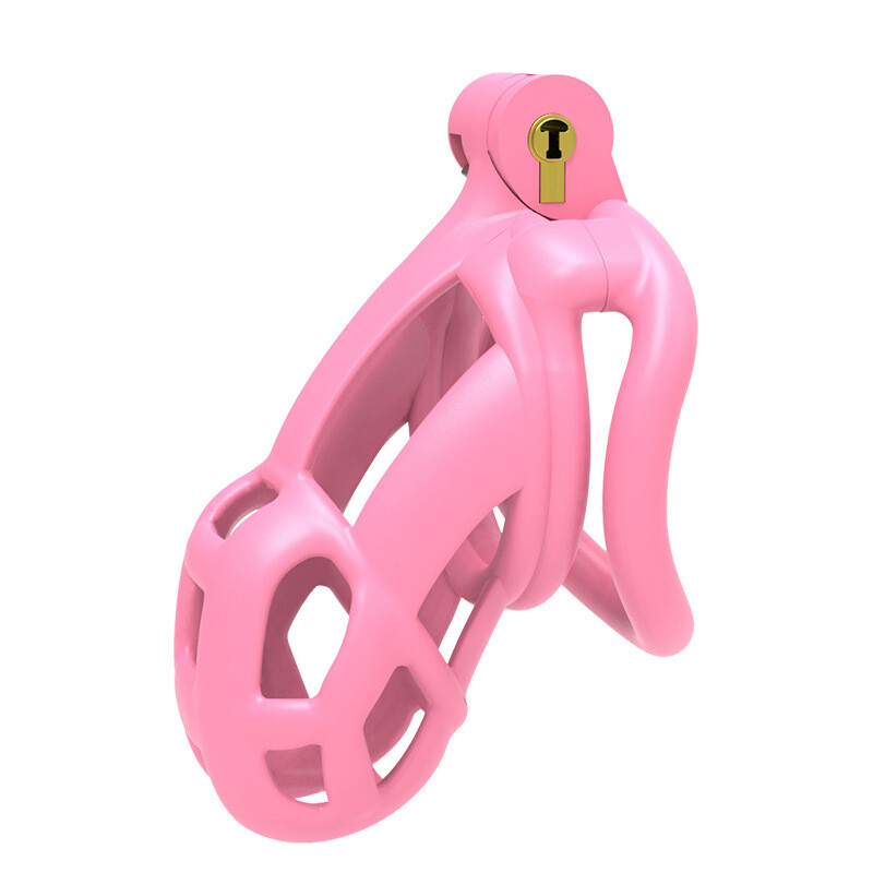 Pink Cobra Lightweight Chastity Cage Built In Lock