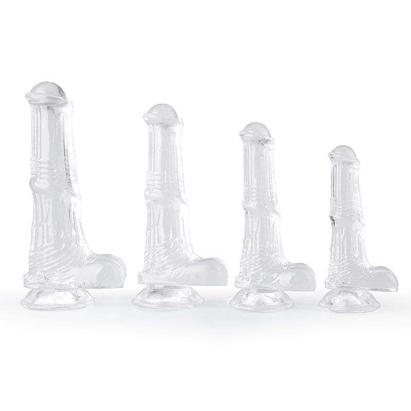 Transparent Pleasure Ride​ Horse Fantasy Dildo