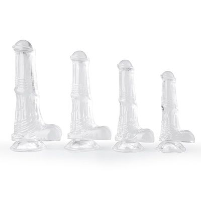 Transparent Pleasure Ride​ Horse Fantasy Dildo
