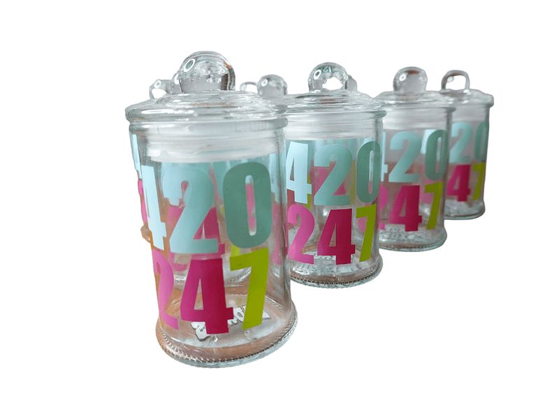 420 Glass Stash Jar