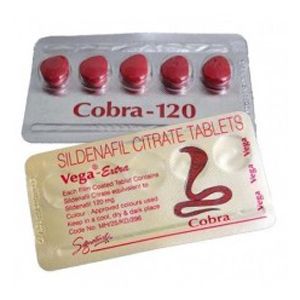 Cobra Vega 120mg Red - 5 Tablets