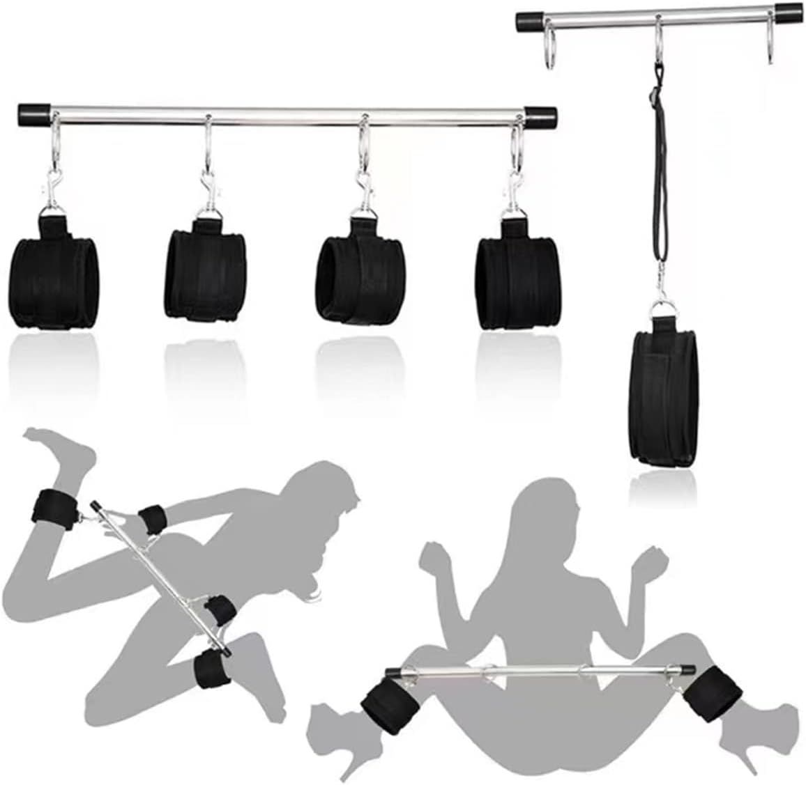 Stainless Steel Adjustable Spreader Bars Ankle, Wrist, Neck Restraints