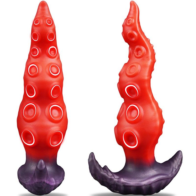 Red Devil Tentacle Fantasy Anal Dildo