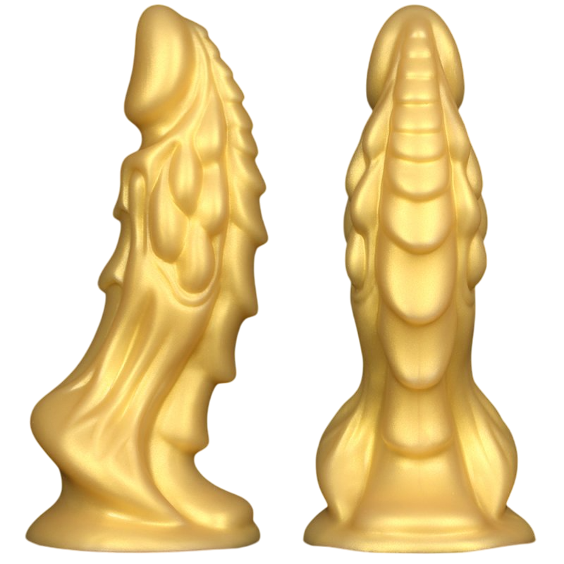 Wild Fantasy Gold Unicorn Dildo