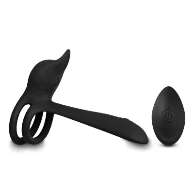 Vibrating Dual Cock Ring Dual Vibrator