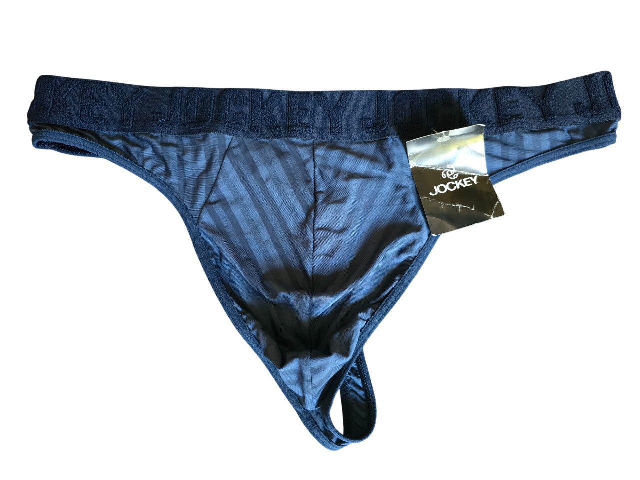 Jockey Men&#39;s G-string - Navy Stripe