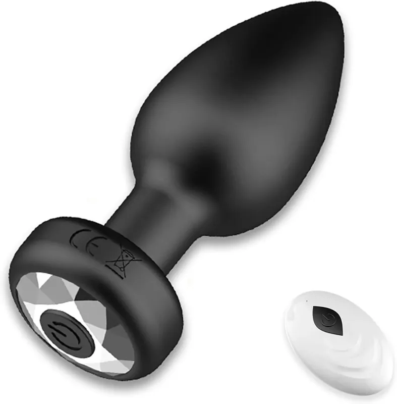 Rechargeable Remote Control Silicone Anal Plug