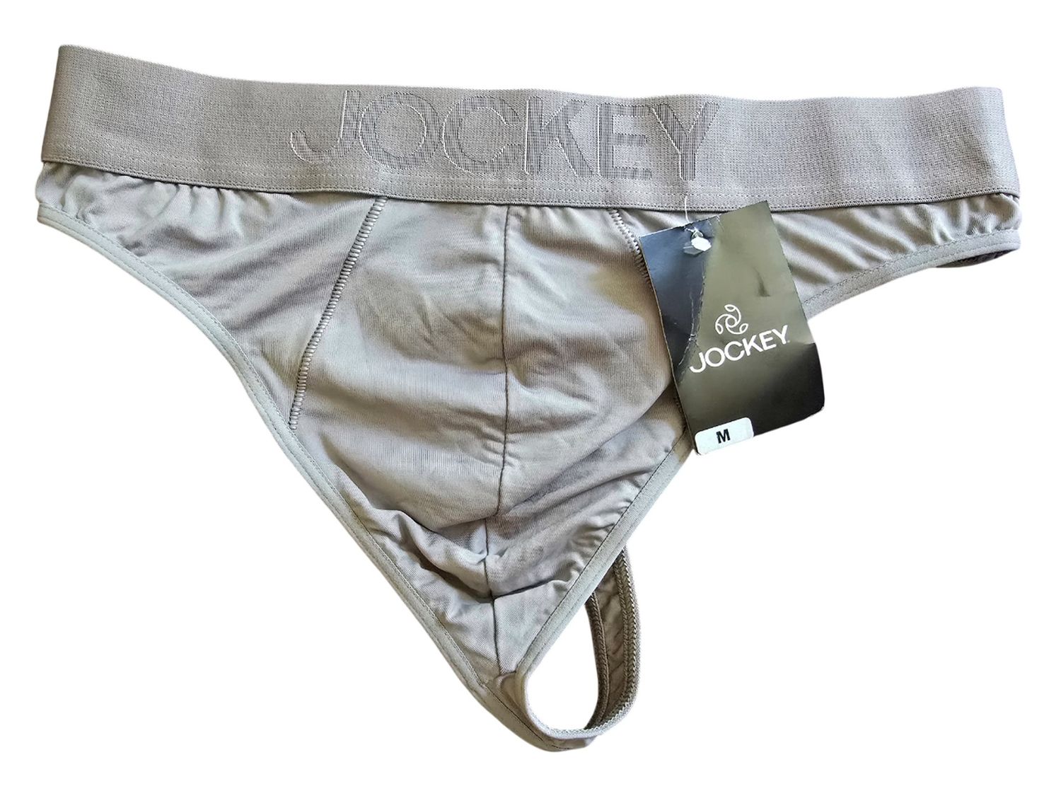 Jockey Men&#39;s G-string - Light Grey