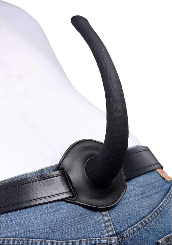 Wag &amp; Obey Puppy Tail with Belt Loop Base - BDSM Fetish Gear