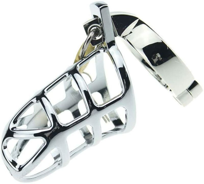 Stainless Steel Penis Ring Chastity Device
