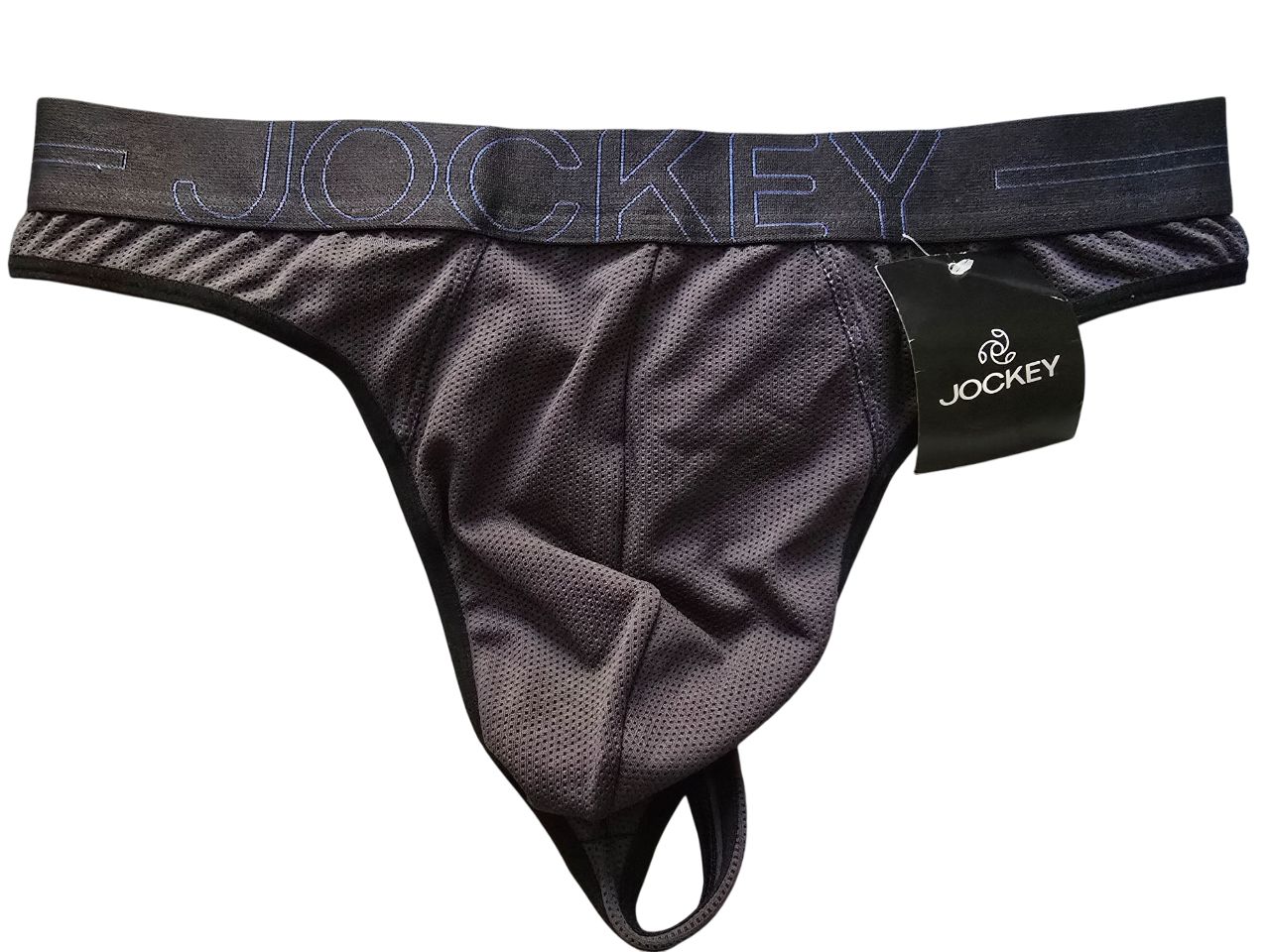 Jockey Men&#39;s G-string - Black Texture, Size: L