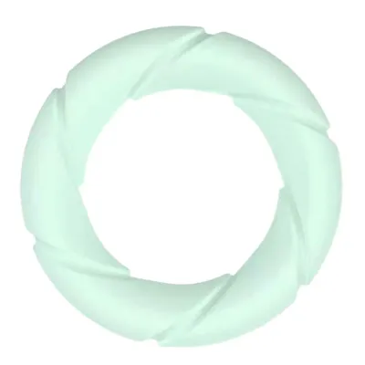 Glow-in-the-Dark Silicone Spiral Cock Ring