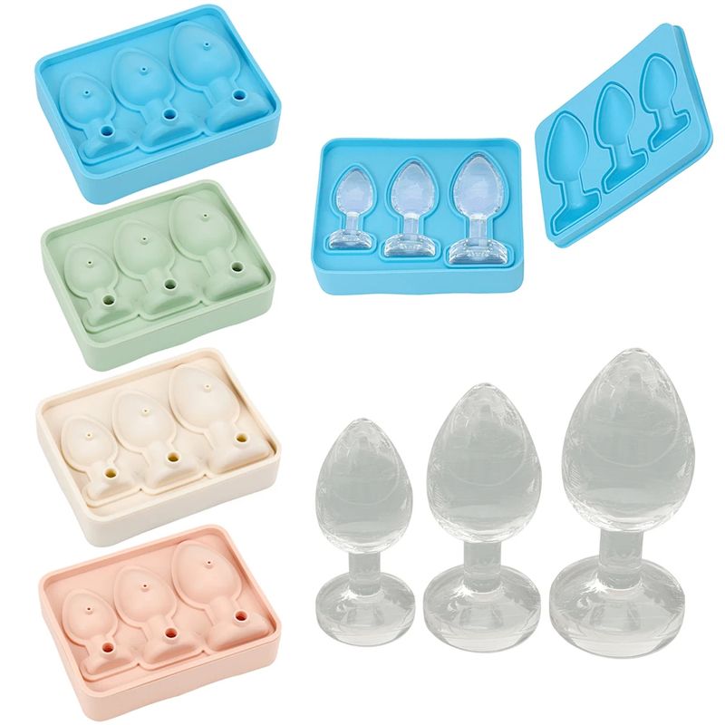 Quality Silicone Ice or Jelly Butt Plug Molds Tray