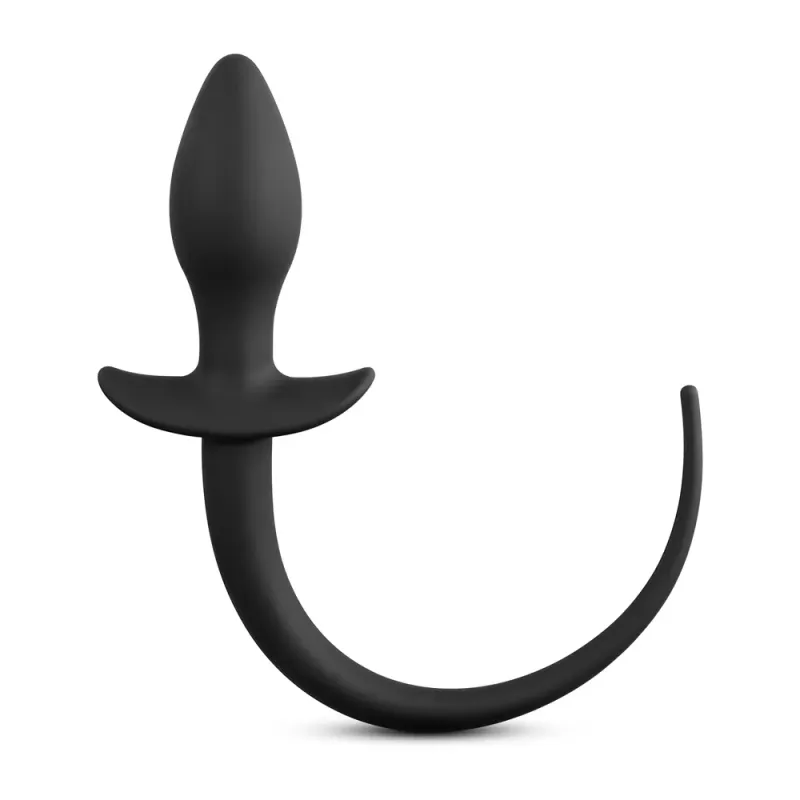 Puppy Play Kink Roleplay Black Silicone Tail