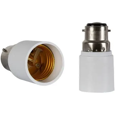 Bayonet B22 Male to E27 Converter