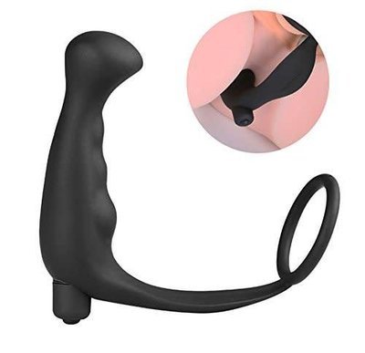 Cock Ring and Anal Prostate Massager Combo