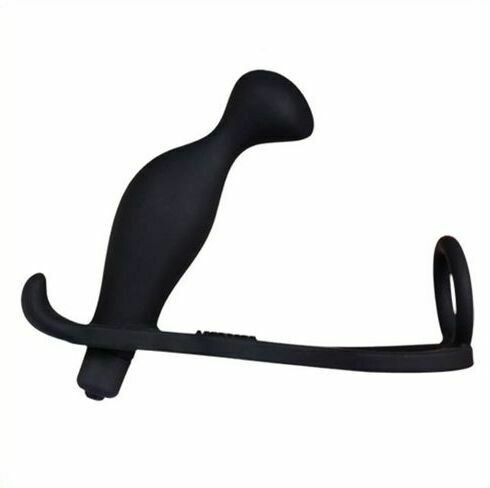 Cock Ring and Anal Prostate Massager Combo
