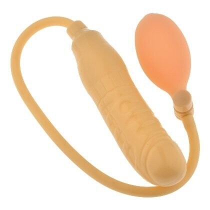 Inflatable Lifelike Penis Anal Plug Unisex Masturbation