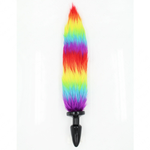 Sexy Rainbow Tail Anal Butt Plug