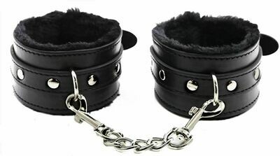 2Pcs Set Adult Whip Sex Flogger + Handcuffs BDSM Bondage