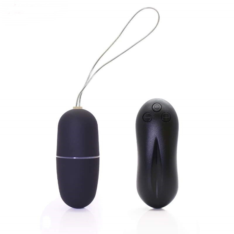 Wireless Remote Control Vibrating Egg - 20 Speed Black