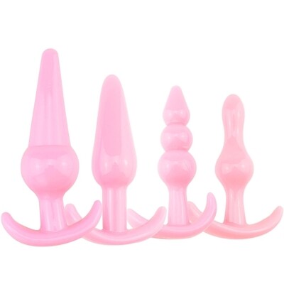 Anal Butt Plug Set - 4pcs