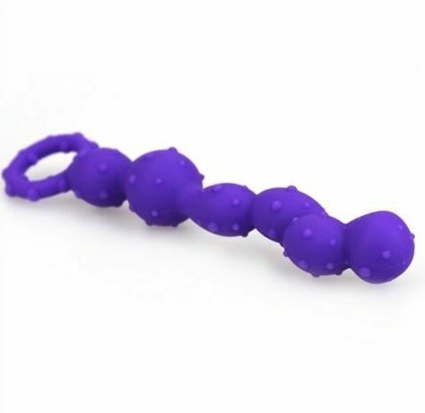Quality Silicone Bumpy and Curvy Anal Beads