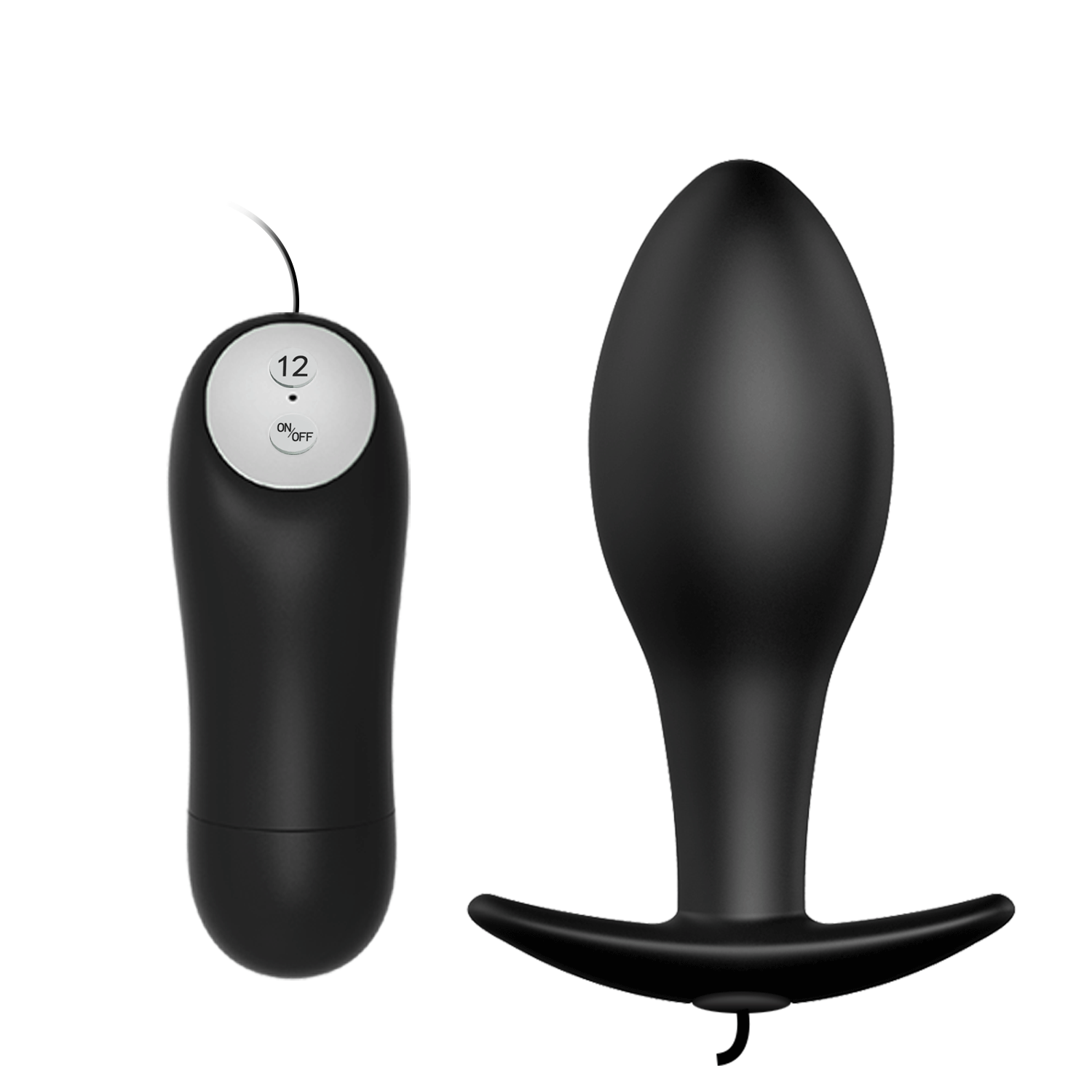 12 Speeds Vibrating Anal Plug Prostate Massager