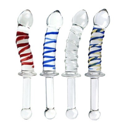 Beautiful Double Sided Crystal Glass Massager