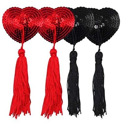 Sequins Tassel Nipple Covers