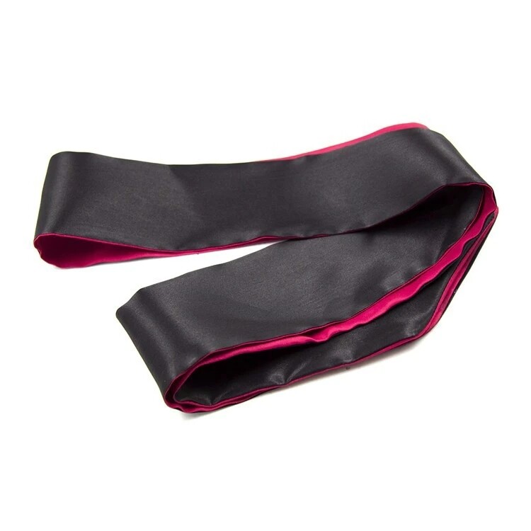 Soft Eye Mask Ribbon Reversible Blindfold