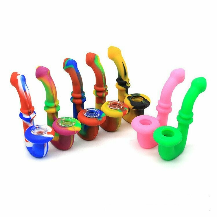 Silicone Sherlock Smoking Pipe