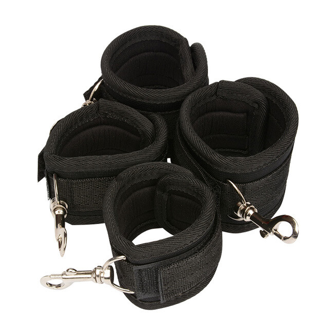 Stainless Steel Adjustable Spreader Bar Ankle &amp; Wrist Restraints