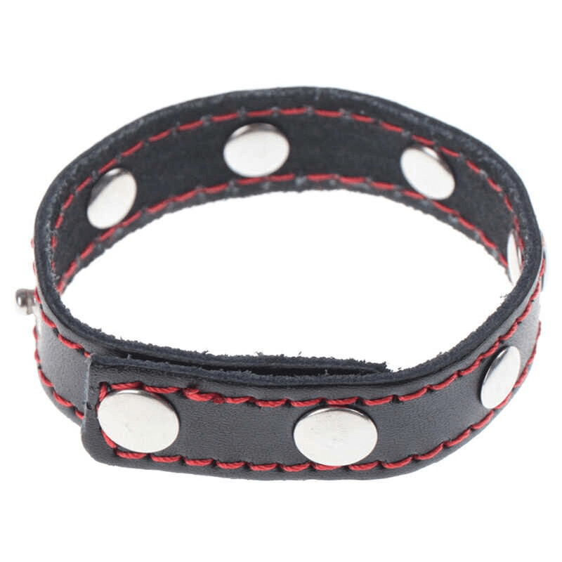 Adjustable Leather Cock Ring Delay Penis Ring