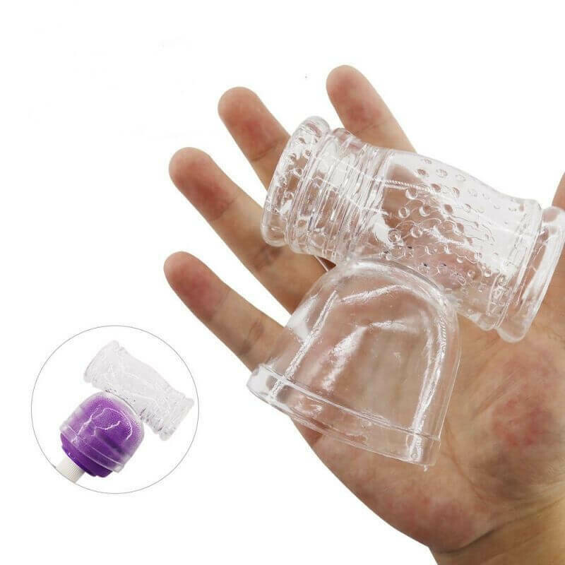 Male Masturbation AV Wand Headgear Tube Attachment