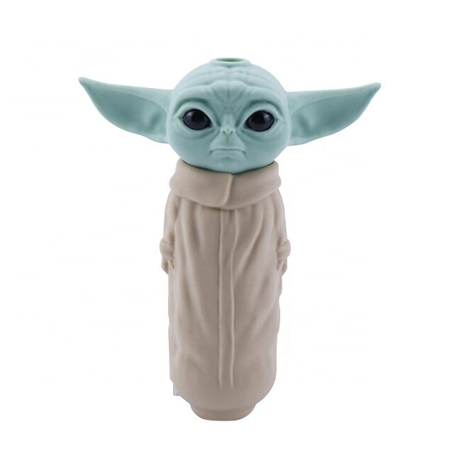 Baby Grogu Yoda Silicone Smoking Pipe