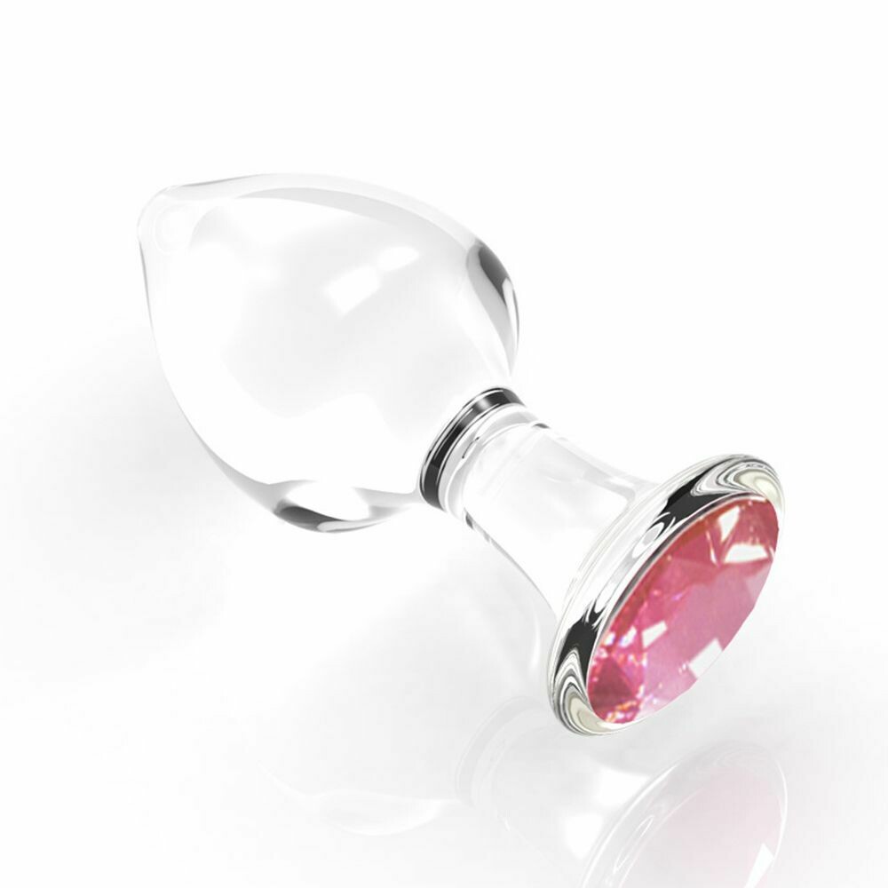 Glass Jewel Butt Plug Anal Sex Toy